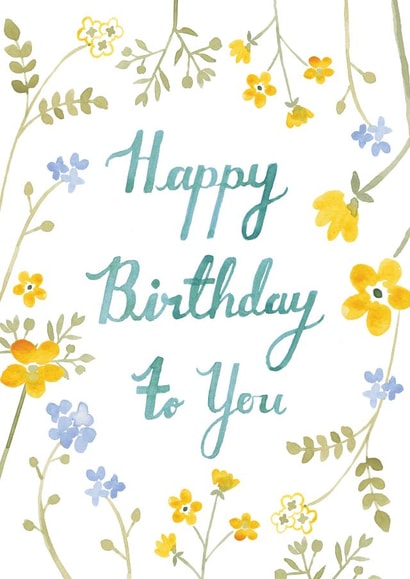 HAPPY birthday Birthday Card 6427 created by Louise Anglicas