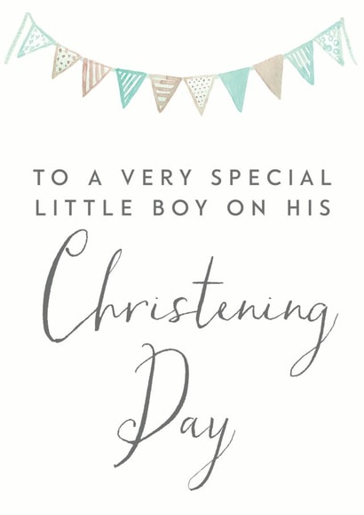 boy christening Christening Card 7675 created by Emma Maddocks