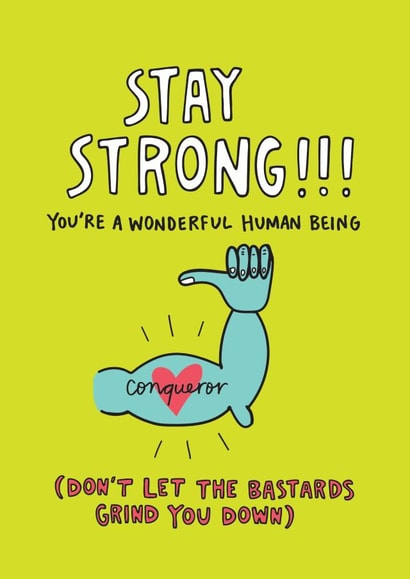 Stay Strong Card created by Angela Chick