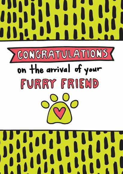 Congratulations New Pet Card created by Angela Chick