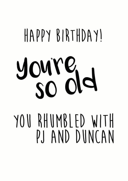 birthday old Birthday Card 7994 created by Little Stars Prints