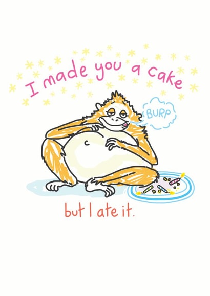 Birthday Funny Birthday Card 7456 created by Doodlesworth