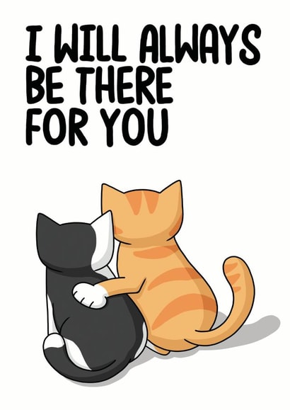 cat love Love & Friendship Card 7836 created by Doodlecats