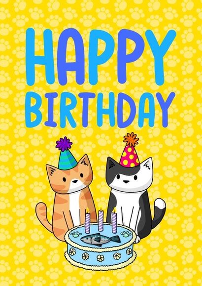 birthday cake Birthday Card 7838 created by Doodlecats