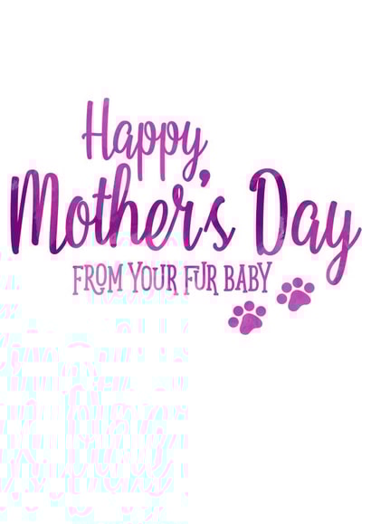 cat dog Mothers Day Card 3930 created by Ruby Wren Designs