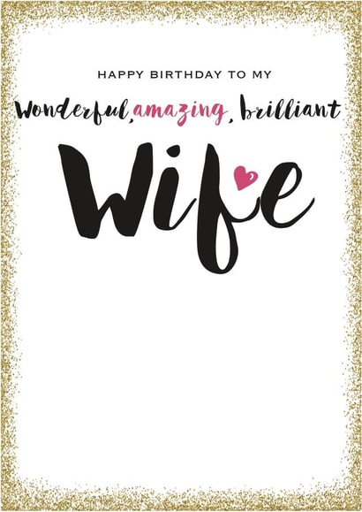 wife birthday Birthday Card 2799 created by Always Sparkle