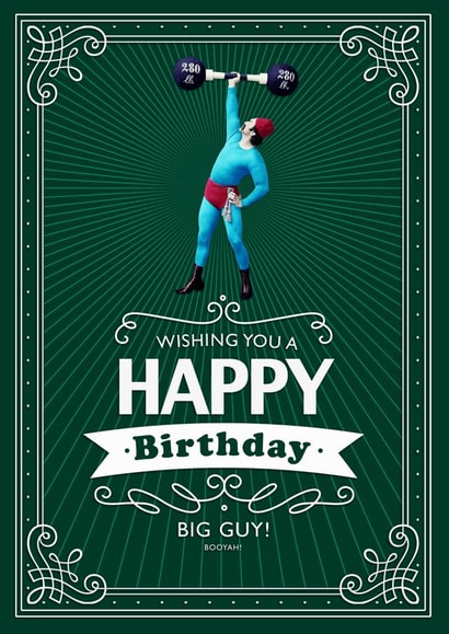 Male Men Birthday Card 8050 created by Meany-Bo-Beany