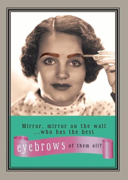 eyebrows good Love & Friendship Card 3140 created by JellynBean