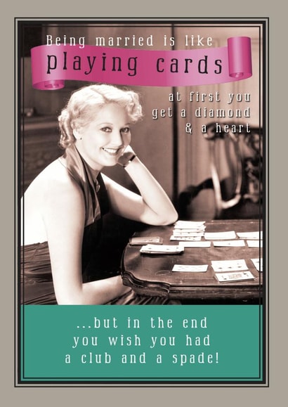 marriage married Anniversary Card 3145 created by JellynBean