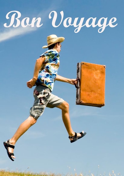 Travel travelling Leaving Card 7950 created by nick hanna