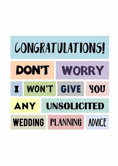 Funny Engagement Card - Congratulations You Are Engaged created by SixElevenCreations