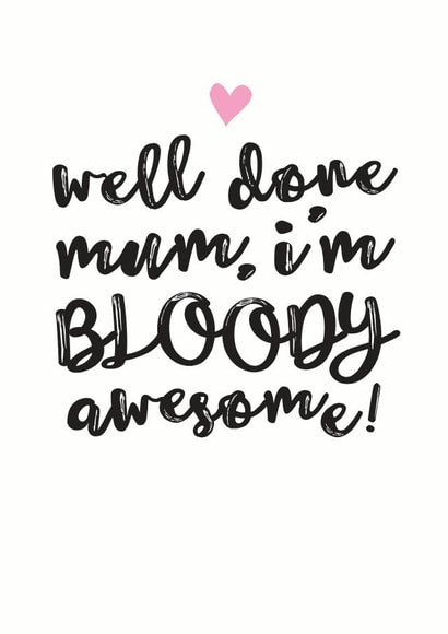 mothers day mum Mothers Day Card 28303 created by Mrs Best Paper Co.