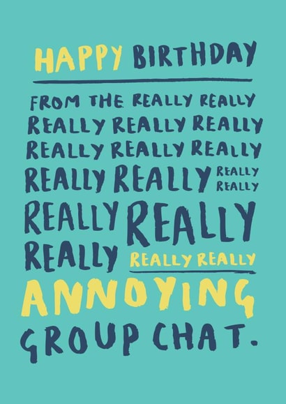 friends funny Birthday Card 22201 created by Lauren Goodland