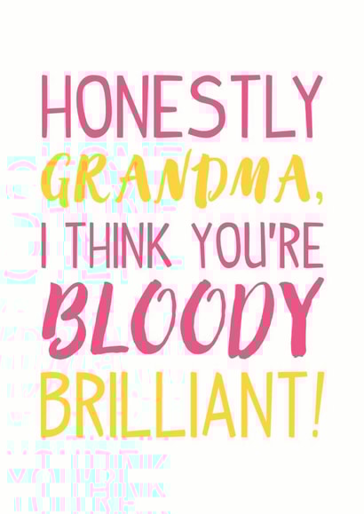 grandma gran Birthday Card 5838 created by Paper Sheriff