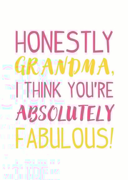 gran grandma Birthday Card 5839 created by Paper Sheriff