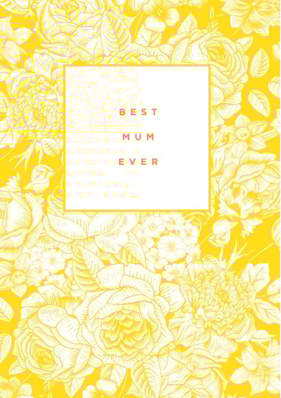 best mum ever mum Mothers Day Card 23913 created by Megan Claire