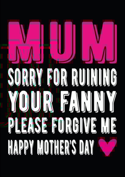 happy mothers Mothers Day Card 30443 created by Filthy Sentiments