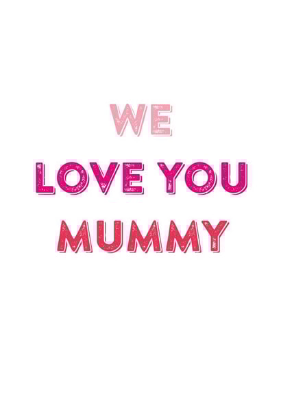 Female Adult Mothers Day Card 3518 created by Do You Punctuate?