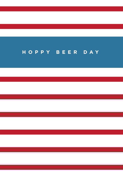 hoppy beer Birthday Card 1400 created by Megan Claire