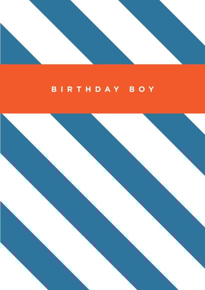 Classic Birthday Card - For Him - Birthday Boy created by Megan Claire