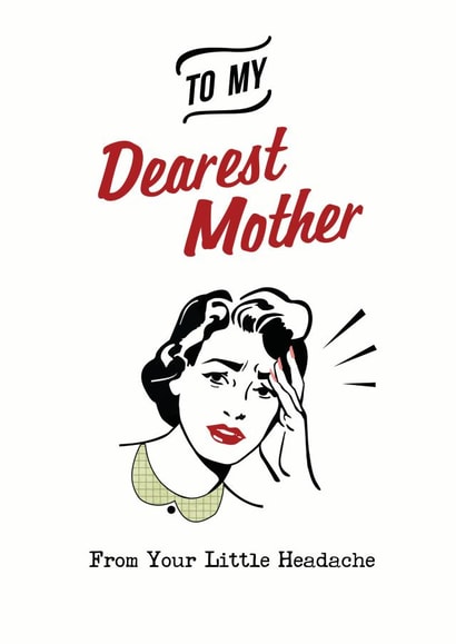 mothers funny Mothers Day Card 7859 created by Papergravy