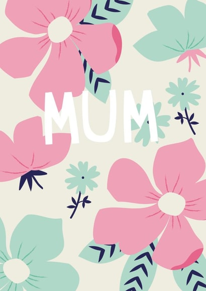 Mum Flower Card created by Alice Potter
