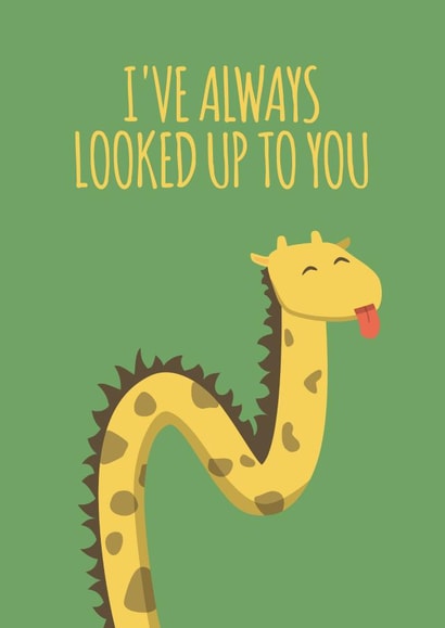 cute giraffe Just because Card 8483 created by Coffee + Unicorns