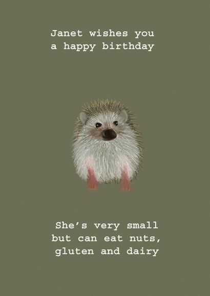 birthday funny Card 30917 created by Sailor Made
