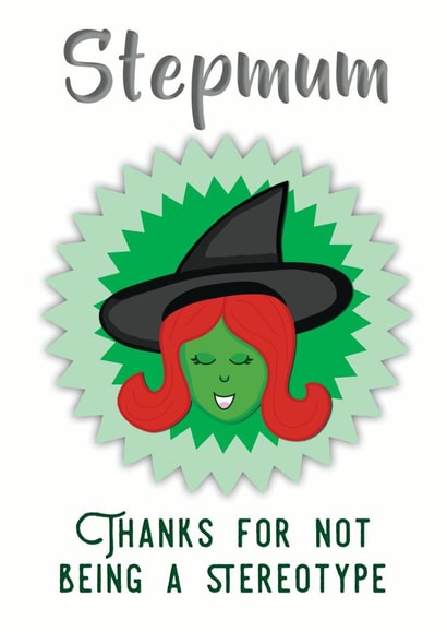 stepmum stepmother Mothers Day Card 8416 created by Hoobynoo