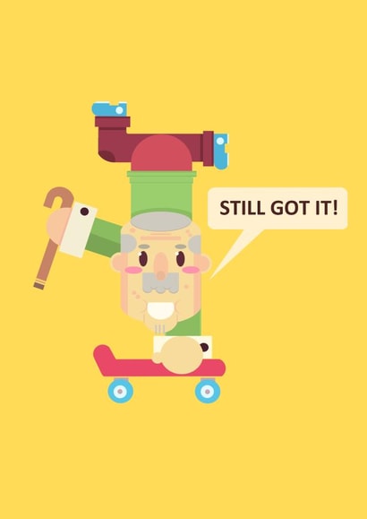 still got it old Birthday Card 29607 created by Samuel Froelich