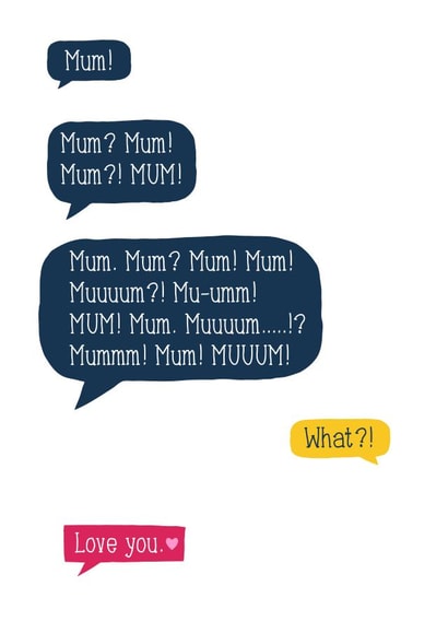 birthday mum Mothers Day Card 3793 created by Wink Design - Michelle Roberts