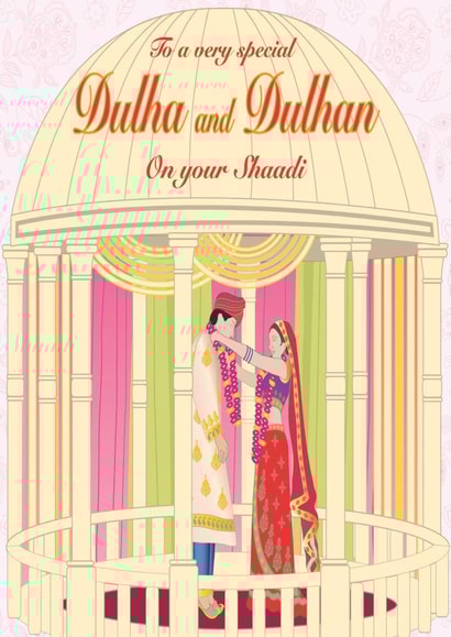 ShaadiCard AsianGreetingCard Card 31302 created by Personalised Celebrations