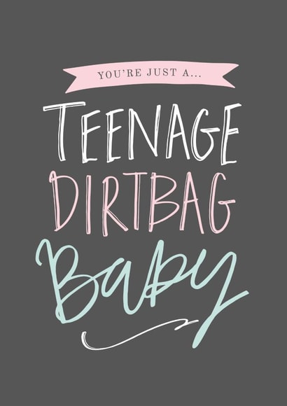 Teenage birthday Birthday Card 8855 created by Pearl of a Girl