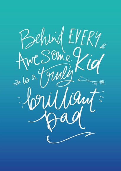 Brilliant Dad Father's Day Card 31328 created by Pearl of a Girl