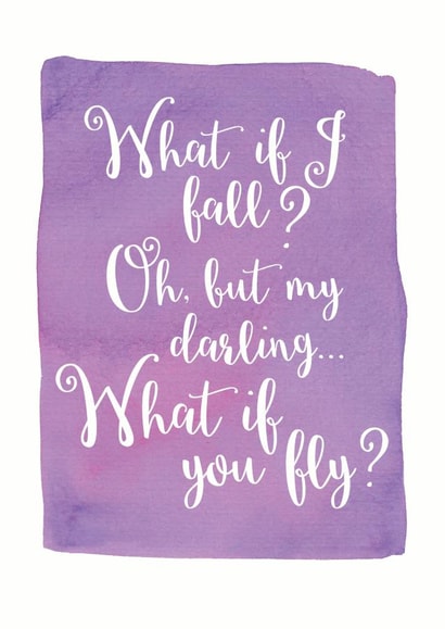 what fall Good Luck Card 8872 created by Duckduckle Design