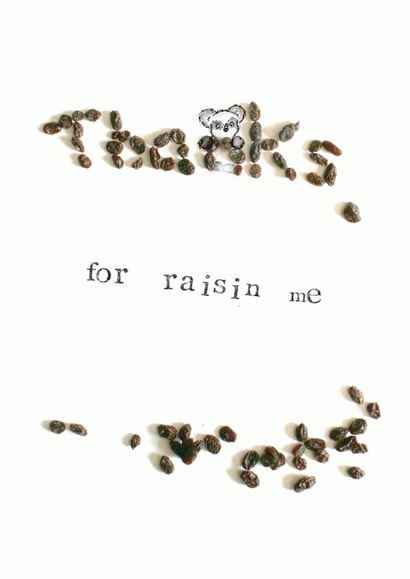 RAISING RAISIN Mothers Day Card 31439 created by VICKI BRETT