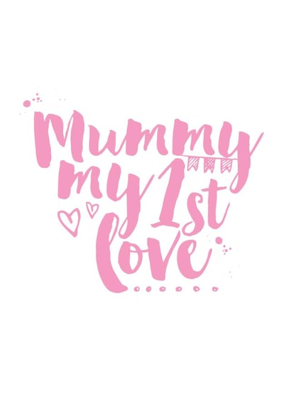 mummy mum Mothers Day Card 27719 created by Lubelu London