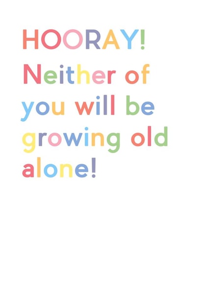 Multi coloured lettering - engagement/wedding created by JosieOnTheRun