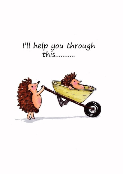 Here for Thinking of you Card 8056 created by Fred Forever