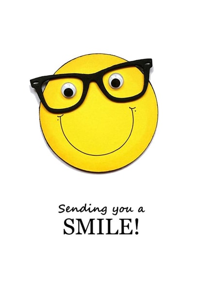 Happy smile Thinking of you Card 8057 created by Fred Forever