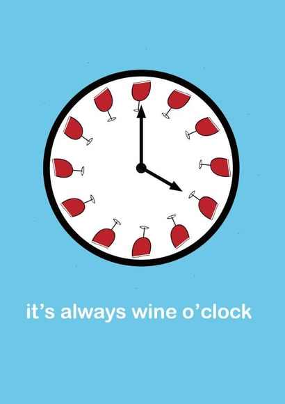 birthday wine Just because Card 5362 created by Frankie Whistle