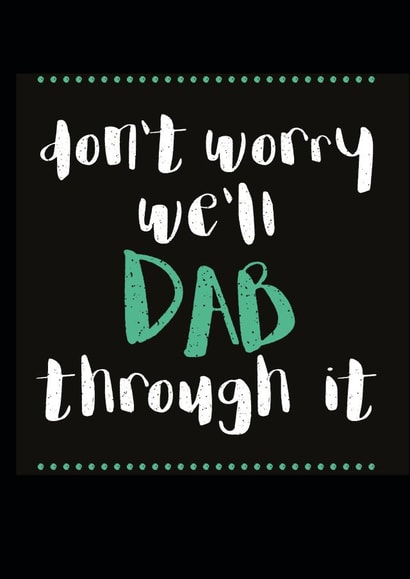 dont worry Get Well Card 7830 created by Hoard Pretty Things