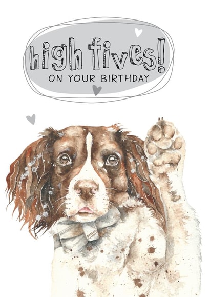 birthday dog Birthday Card 8288 created by Dotty Dog Art