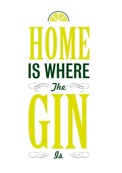 gin home Birthday Card 9149 created by Lovely Cuppa