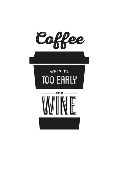 coffee wine Just because Card 9152 created by Lovely Cuppa