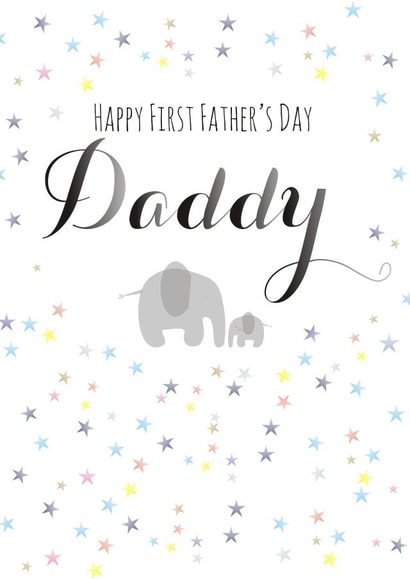 elephant baby Father's Day Card 2560 created by Claire Giles