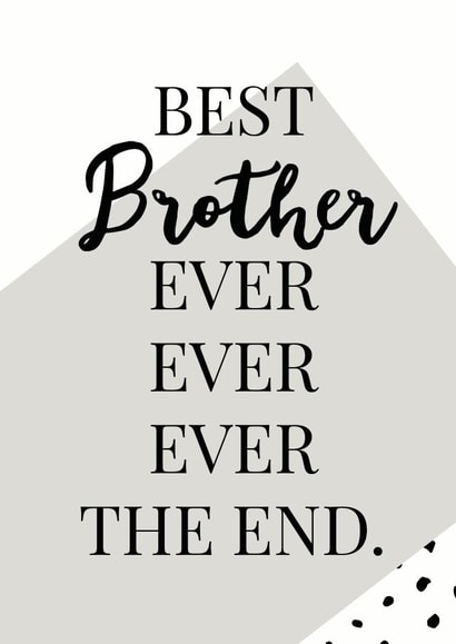 brother best Love & Friendship Card 31475 created by Oh So Serendipity