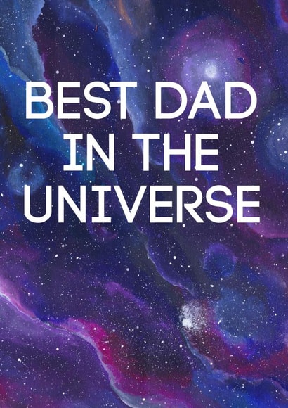 best dad Father's Day Card 30282 created by Double Thumbs Up!