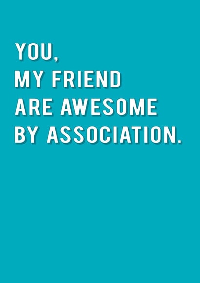 friend funny Love & Friendship Card 6561 created by Redback Cards