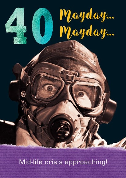 mid-life 40 Birthday Card 3188 created by JellynBean